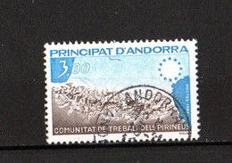 Timbre Oblitére D'Andorre 1984 N°  328 - Gebraucht