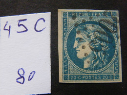 Bordeaux  No  45 C - 1870 Bordeaux Printing