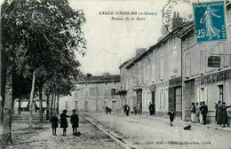 Sauzé Vaussais * Avenue De La Gare * Imprimerie * Hôtel De L'avenue De La Gare - Sauze Vaussais