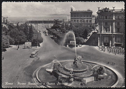 Italien - Rom - Place & Central Station - Fontaine - Bus - Stamp 1956 - Stazione Termini