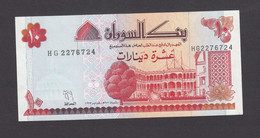 10 DINARS TEN SUDANESE DINARS BANK OF SUDAN BANKNOTE - Sudan