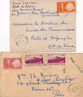 1945/49 Enveloppes X 2 B. - Cartas