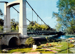 32 - Riscle Sur L'Adour - Sur Les Bords De L'Adour - Golf Miniature Et Le Pont - Riscle