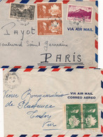 1946 Enveloppes X 2 B. - Cartas