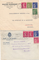 Belgique 1938 Enveloppes X 2 TB. - 1921-1960: Periodo Moderno