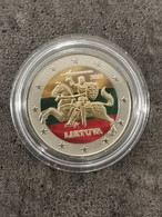 2 EURO COMMEMORATIVE LITUANIE LIETUVA 2015 COLORISE COLOR COLORED CHEVALIER VYTIS - Lituanie