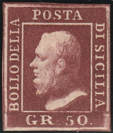50 Gr. Pos.64 Sass 14a Nuovo Sg (*) Cv 1000 - Sicily