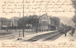 CPA 38 GRAND LEMPS LA GARE (TRAIN - Other & Unclassified