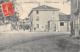 CPA 38 CHATONNAY PLACE DE LA BASCULE - Other & Unclassified