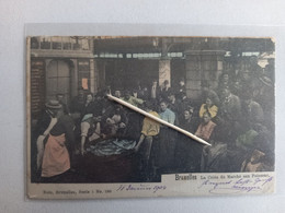 Bruxelles - La Criée Du Marché Aux Poissons - 1904 - Märkte