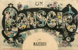 Mazères * Un Bonsoir Et Souvenir De La Commune - Other & Unclassified