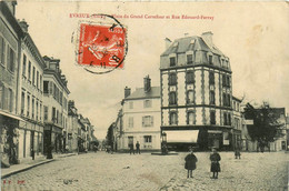 évreux * La Place Du Grand Carrefour Et Rue édouard Ferray * Commerces Magasins - Evreux