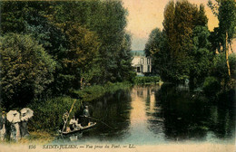 St Julien * Vue Prise Du Pont * Pêcheurs à La Ligne Pêche - Andere & Zonder Classificatie