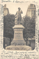 CPA 38 GRENOBLE CARTE PHOTO SITUEE AU DEVANT DE LA CPA EN 1903 - Grenoble
