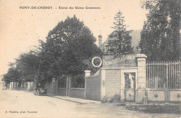 CPA 38 PONT DE CHERUY ENTREE DES USINES GRAMMONT - Other & Unclassified