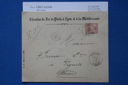 V7  FRANCE BELLE LETTRE PRIVEE RECOM. 1879   TANNAY   A  VIGNOLES++ +SAGE  N°70 + + AFFRANCH. PLAISANT - 1876-1878 Sage (Typ I)