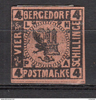 Allemagne - Bergedorf N° 7 * (faux De Moens Selon Delcampe) - Bergedorf