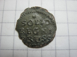Prussia 1 Schilling 1714 / 26 ? - Small Coins & Other Subdivisions