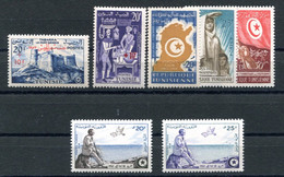 RC 22672 TUNISIE COTE 11,40€ DIVERS EMIS EN 1957 ET 1958  NEUF ** MNH TB - Tunesië (1956-...)