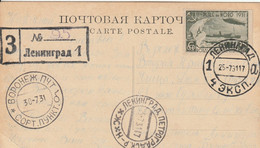 Russie Jolie Carte Aviation 1931 - Lettres & Documents