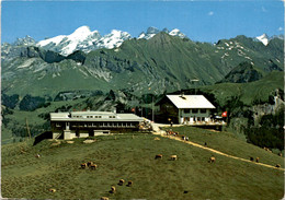 Luftseilbahn Lungern-Schönbüel - Berghotel Bellevue Und Restaurant Sporting (181) * 23. 9. 1972 - Lungern