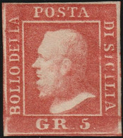 5 Gr. II Tav Pos.59 Sass 11 Nuovo MLH* Cv 1500 - Sicile