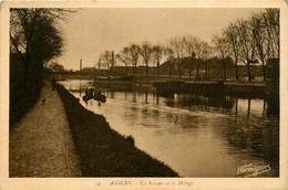 Amiens * La Somme Et Le Chemin De Halage * Péniche Batellerie - Amiens