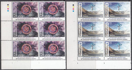 INDIA 2022 Inde  3rd Int Geological Congress Himalaya, Amethyst, Biosciences, Set 2v BLOCK Of 6 With T.Lights  MNH(**) - Neufs