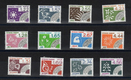 Preobliteres - YV 186 à 197 N** Les 12 Mois Cote 20 Euros - 1964-1988