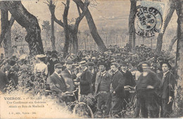 CPA 38 VOIRON 1ER MAI 1906 UNE CONFERENCE AUX GREVISTES REUNIS AU BOIS DE MONTEUIL - Altri & Non Classificati