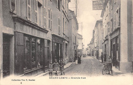 CPA 38 GRAND LEMPS GRANDE RUE - Other & Unclassified