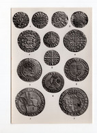 16269 " THE BRITISH MUSEUM-ENGLISH SILVER COINS " -VERA FOTO-CART.POST. NON SPED. - Monnaies (représentations)