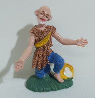 13658 Pastorello Presepe - Statuina In Plastica - Mendicante - Nacimientos - Pesebres