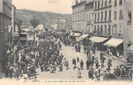 CPA 38 VIENNE LA PLACE SAINT MAURICE UN JOUR DE FETE - Altri & Non Classificati