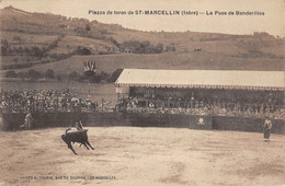 CPA 38 PLAZZA DE TOROS DE SAINT MARCELLIN LA POSE DE BANDERILLES - Other & Unclassified