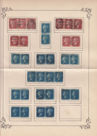 COLLECTION DE TIMBRES VICTORIA. 1 P , 2p. PAIRE. BANDE. PAIR. STRIP X 4 / 6000 - Zonder Classificatie