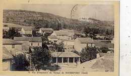 ROCHEFORT-DU-GARD VUE D'ENSEMBLE DU VILLAGE  (CARTE GLACEE ) - Rochefort-du-Gard