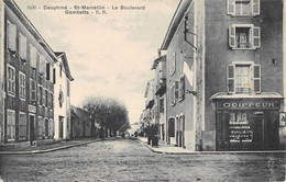 CPA 38 SAINT MARCELLIN BOULEVARD GAMBETTA - Sonstige & Ohne Zuordnung