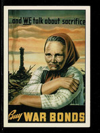 WWII Propagande  US Chromo Pacific Old Lady " BUY WAR BONDS " - Other