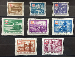 HONGRIE / TIMBRES-TAXE / 1973 - 1985 / N° Y&T : 235-236-237-239-240-241-242-243 - Oficiales