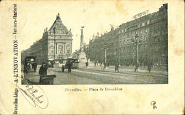 038 420 - CPA - Belgique - Bruxelles - Place De Broukère - Plätze