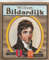 Etiquette Boite Cigare En Relief  " Willem Bilderdijk " - Etiquetas