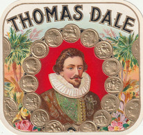 Etiquette Boite Cigare En Relief  " Thomas Dale  " No 1 - Etiketten