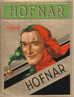 Etiquette Boite Cigare En Relief  " HOFNAR " - Etiquetas