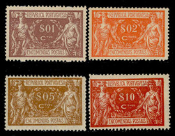 ! ! Portugal - 1920 Parcel Post $01 To $10 - Af. EP 01 To 04 - MH - Ongebruikt