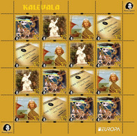 Finland 2022 Europa Peterspost Myths & Legends Kalevala Sheetlet Of 4 Strips Mint - Ungebraucht