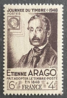 FRA0794MNH - Journée Du Timbre - Étienne Arago - 6 F + 4 F MNH Stamp W/o Gum - 1948 - France YT 794 - Neufs