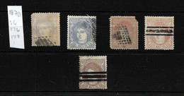 Spain, 1870 Allegorical Figure, Small Selection Used SG172-180 (S196) - Usados