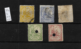 Spain, 1874 Allegorical Figure, Small Selection Used ** (S199) - Used Stamps