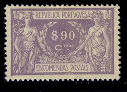 ! ! Portugal - 1920 Parcel Post $90 - Af. EP 11 - MH - Nuevos